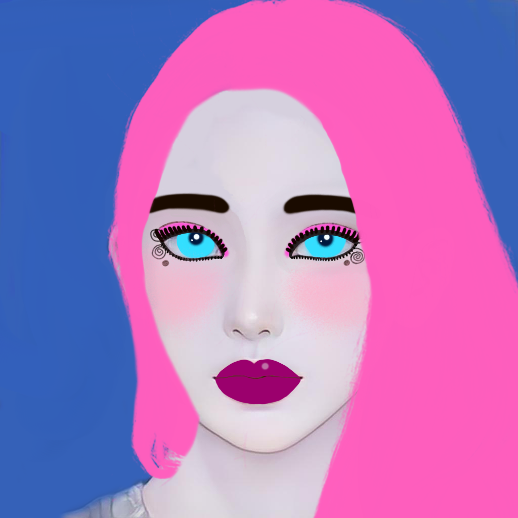 "Diva" made with K-pop Idol Makeover 2
