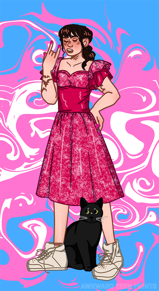 *unmetals your metalhead* made with Dress A Metalhead