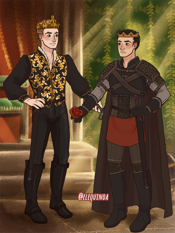 boyfriends <3 uwu made with Fairytale Duet - M/M Edition