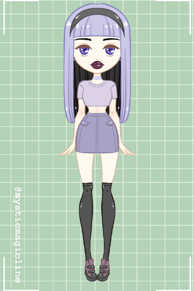 Lavander made with Peaches Dollmaker