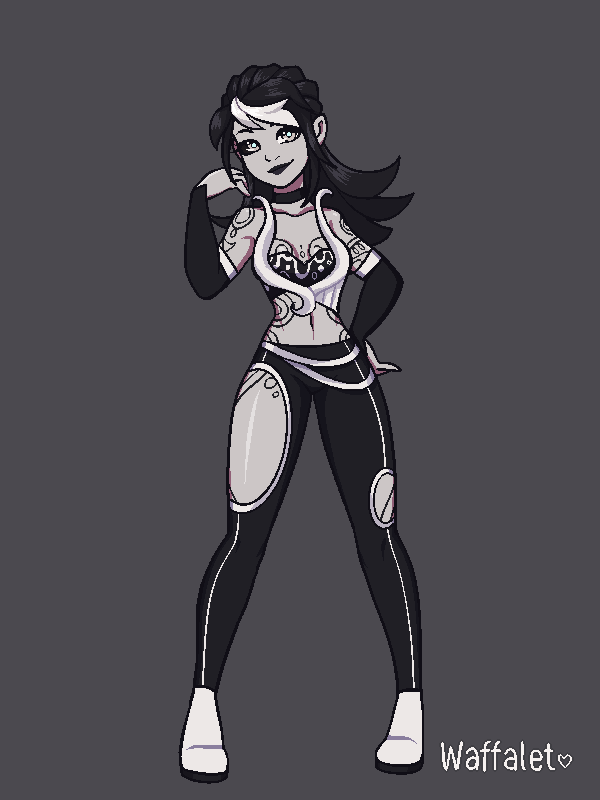 Chroma Grayson made with Monster girl maker