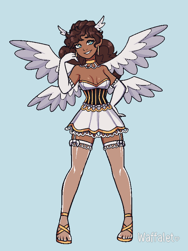 Seraphina Angelo made with Monster girl maker