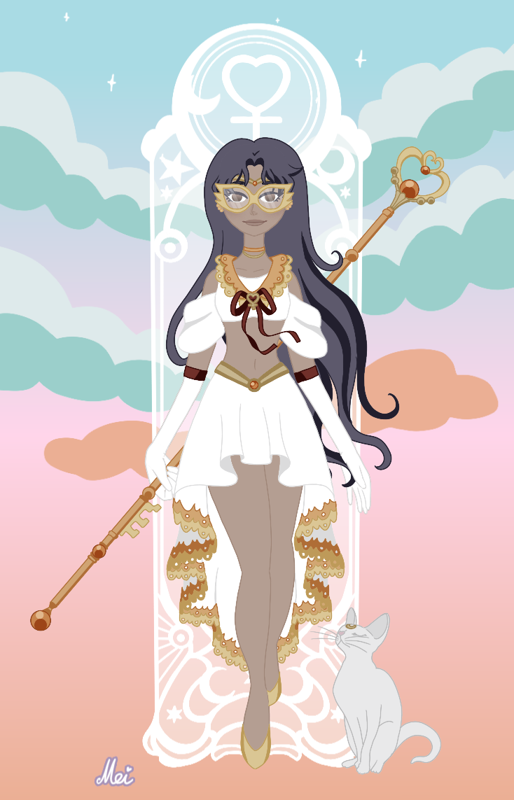 Key to your heart made with Moonlight Warrior