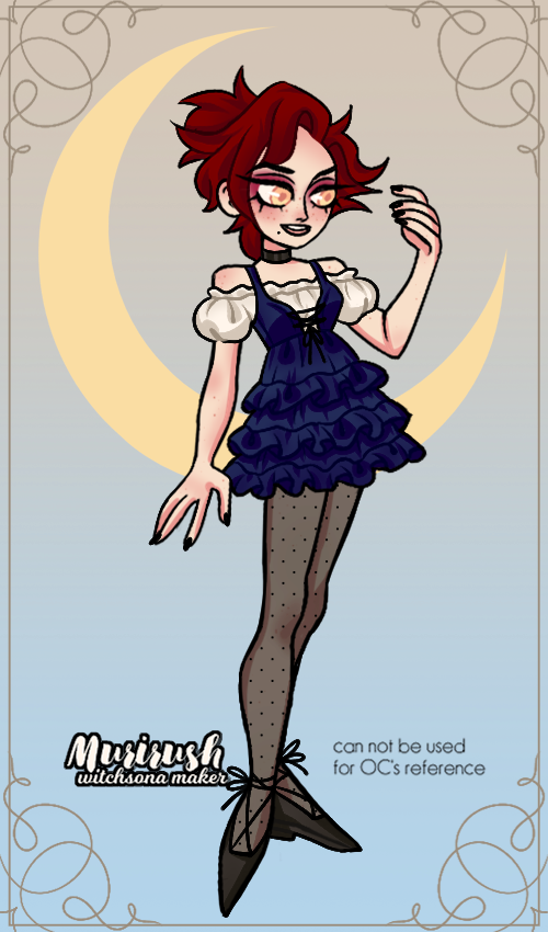 Red hair made with witchsona maker [1.3v] by murirush