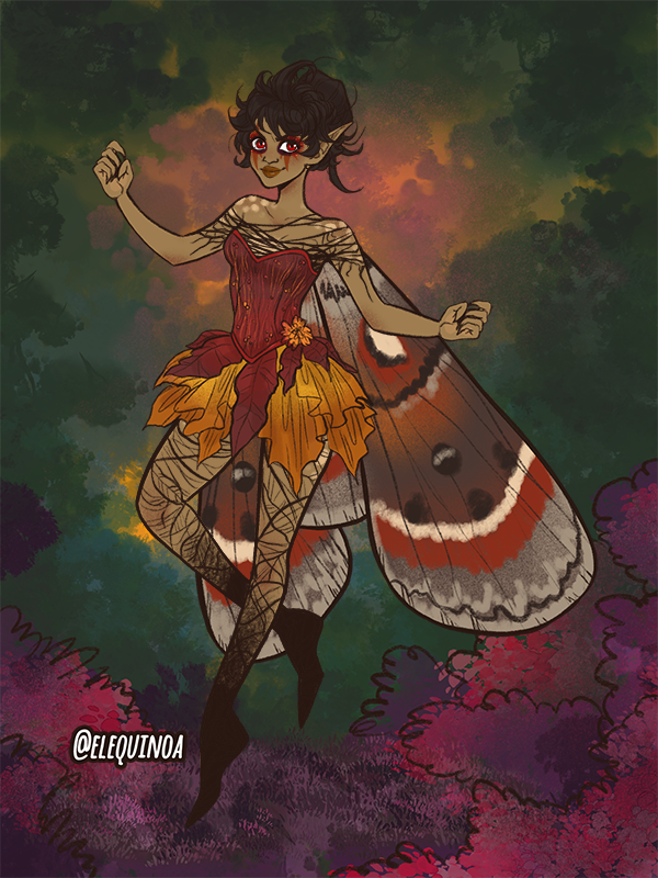 Breezy Autumn Fae made with Forest Fairy