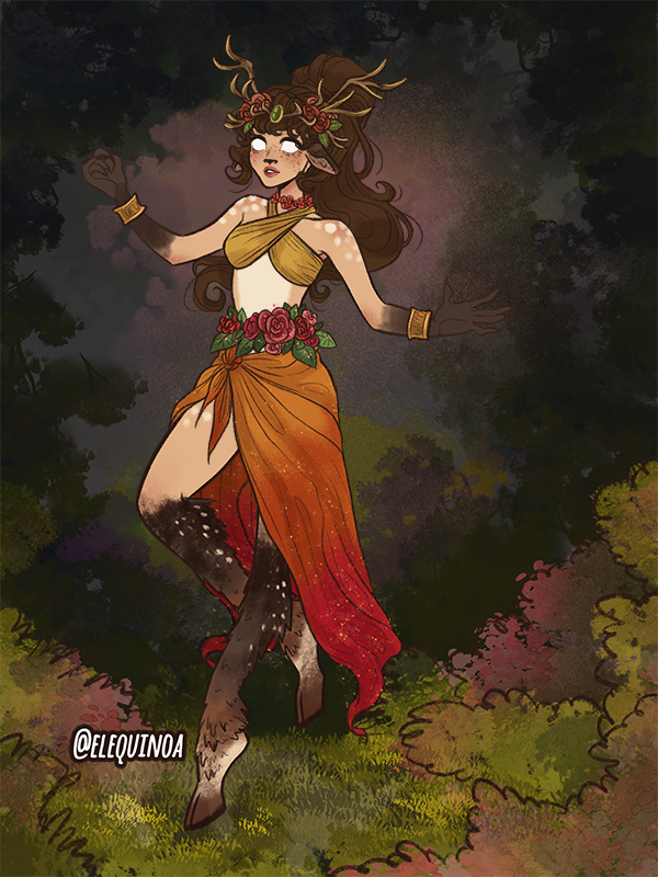 Fawna the Deer Spirit made with Forest Fairy