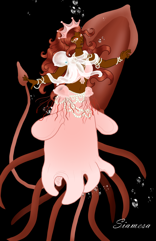 coral pink made with Deep Sea Mermaid