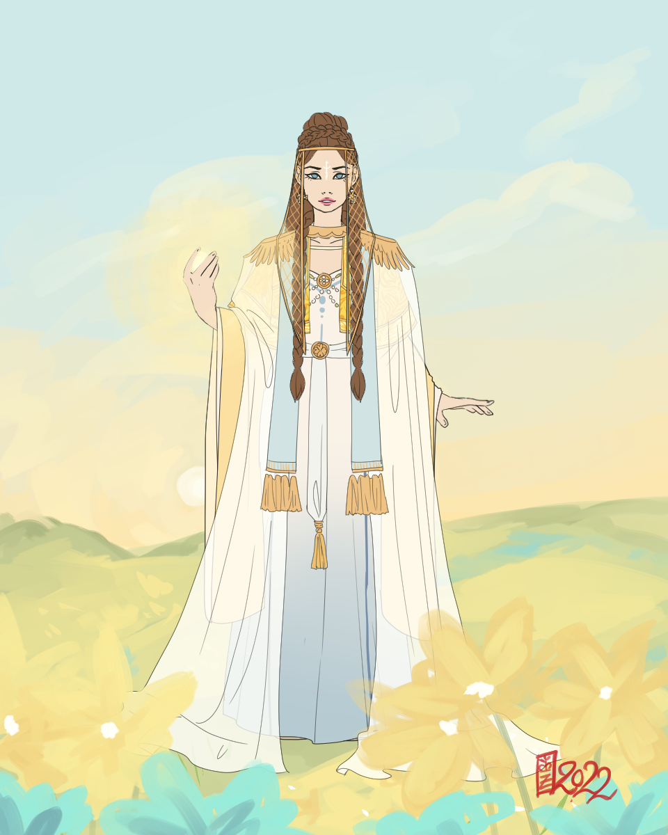 Priestess made with Rooted Magic Character Meiker