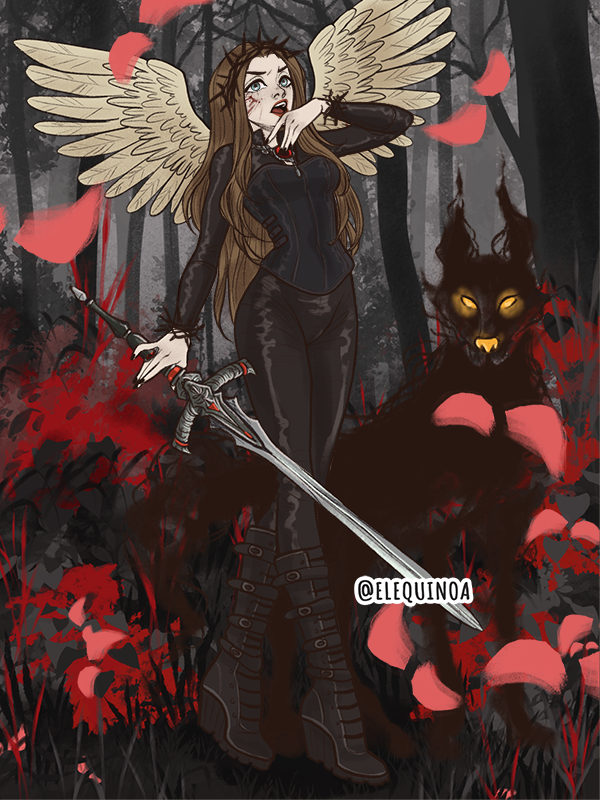 Hellhound's Sword made with Gothic Heroine