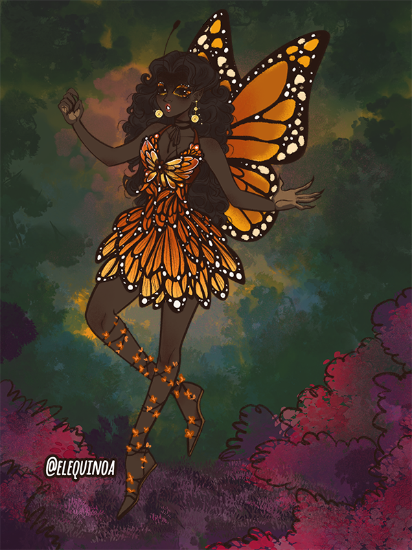 monarch made with Forest Fairy