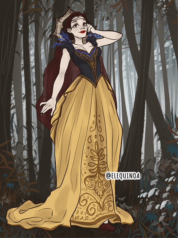 snow white made with Gothic Heroine