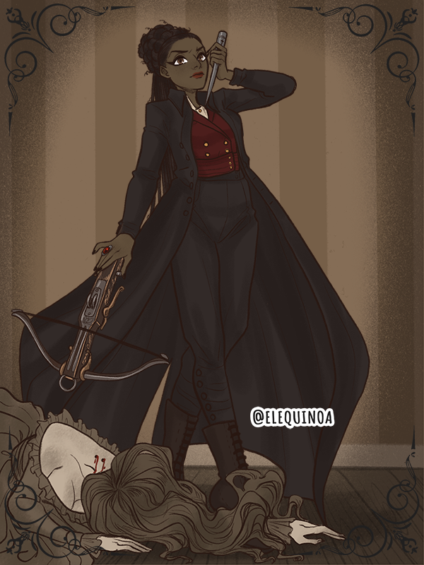 vampire hunter made with Gothic Heroine
