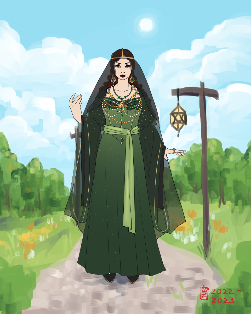hotd!alicent made with Rooted Magic Character Meiker