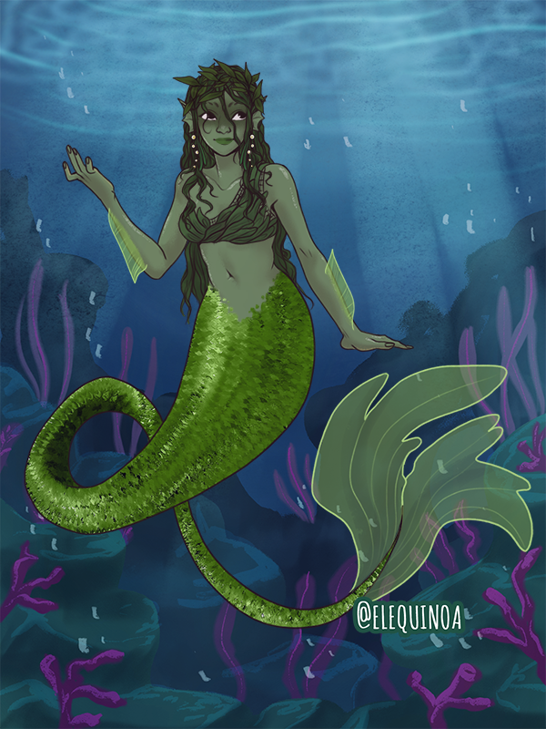 kelp made with Little Merfolk