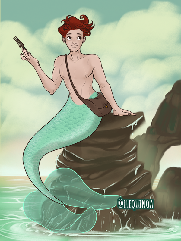 the little merman made with Little Merfolk
