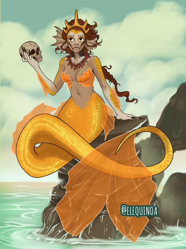 rasha (my beardie) made with Little Merfolk