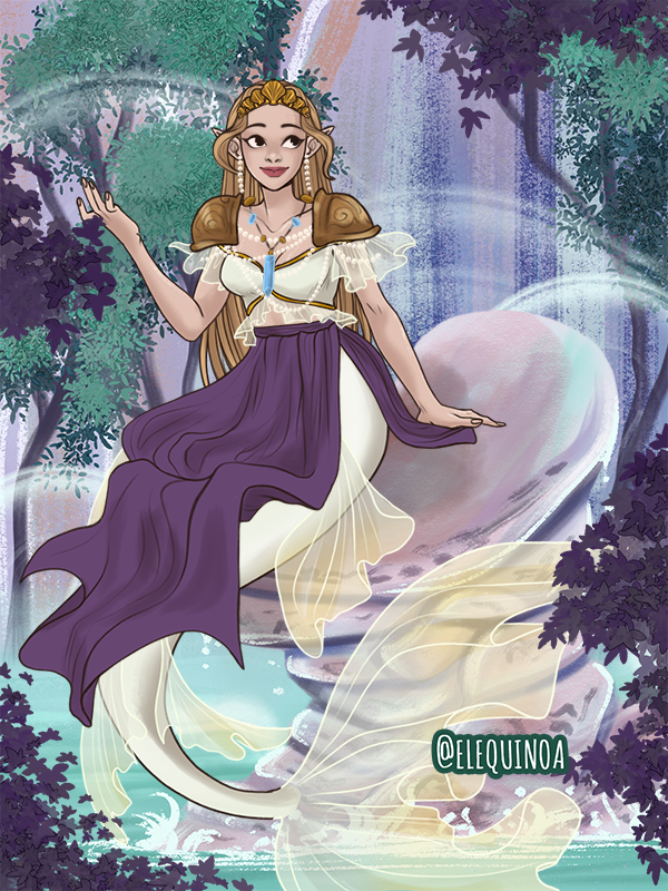 princess zelda made with Little Merfolk