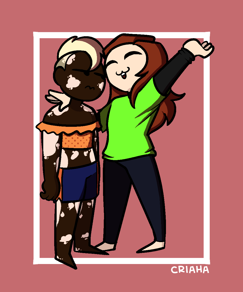 My OCs - Amari and Logan made with Best Friends! Dress Up