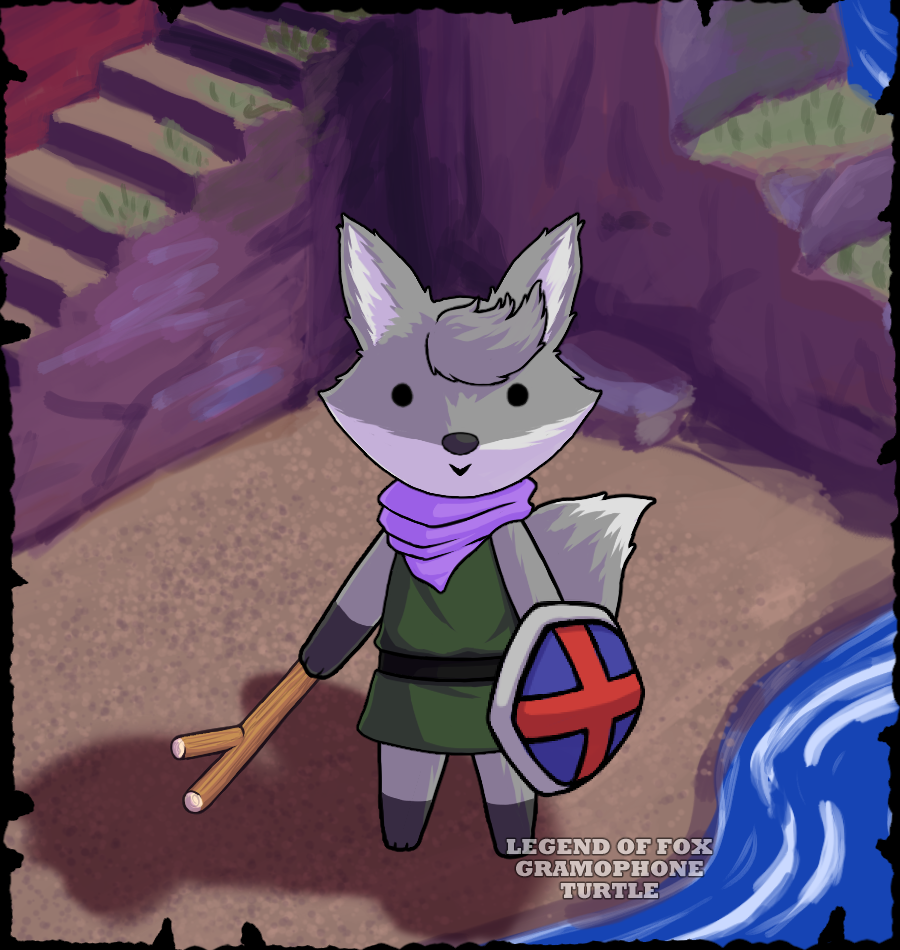 My adventurous fox made with Legend of Fox