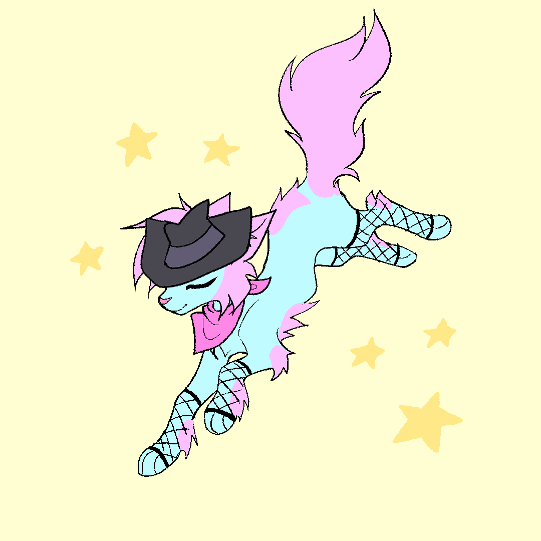 Falling Fluffy Friend made with Falling Dog Maker