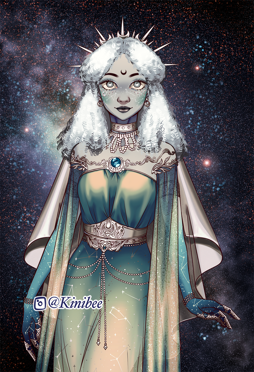 the moon made with Celestial Princess Maker