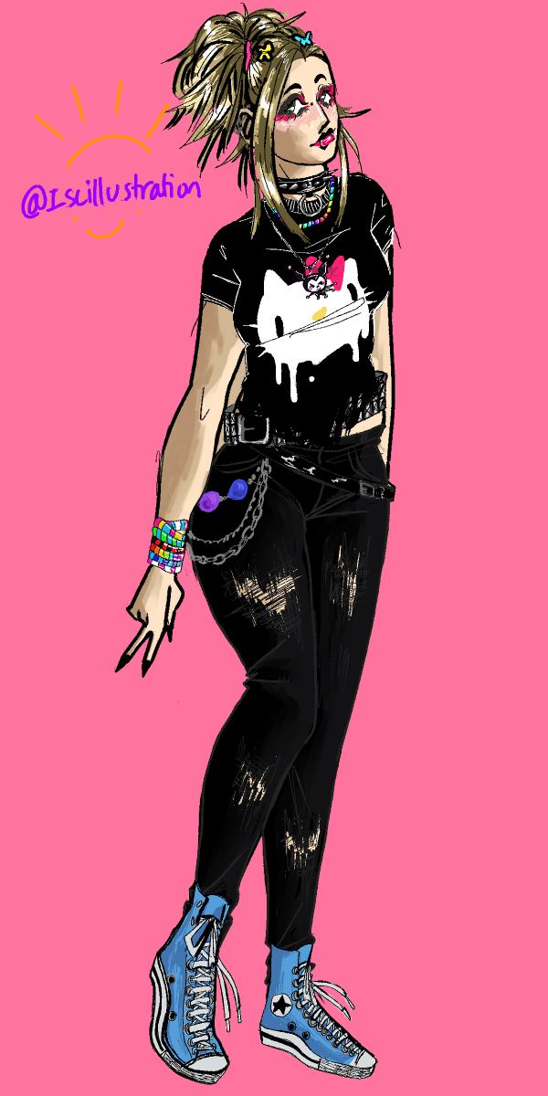 Love this art style so much made with Scene, Beach, or Prep dress up!