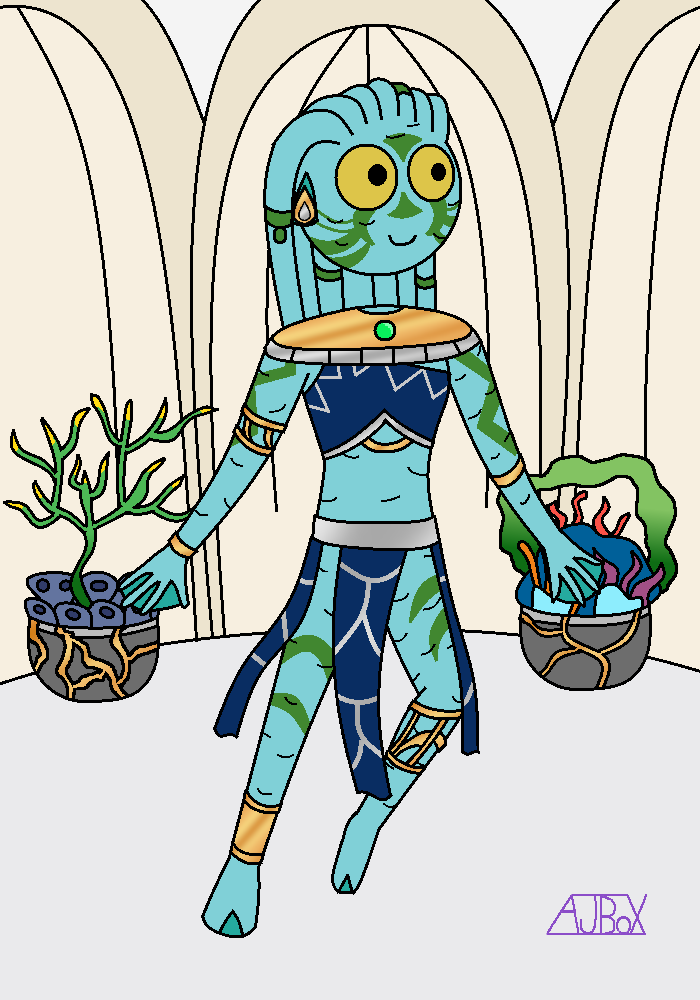 Tallos priestess made with Tallos Builder