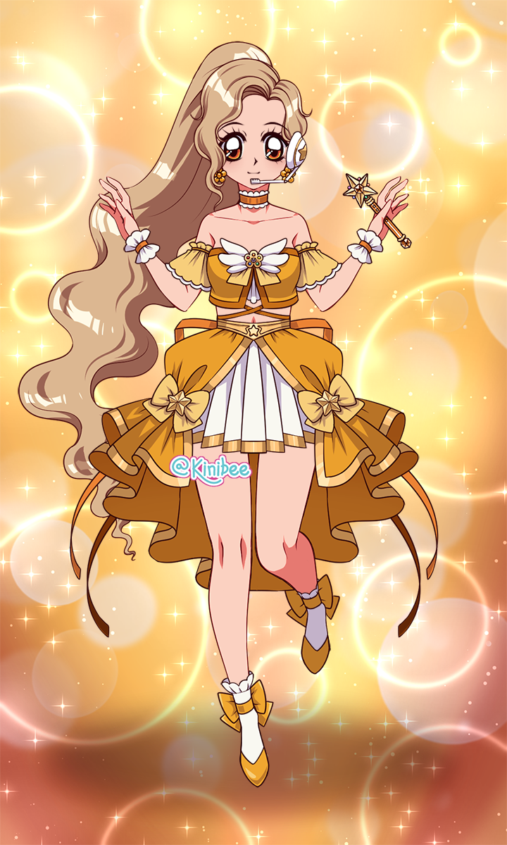 Yellow made with Magical Girl Creator