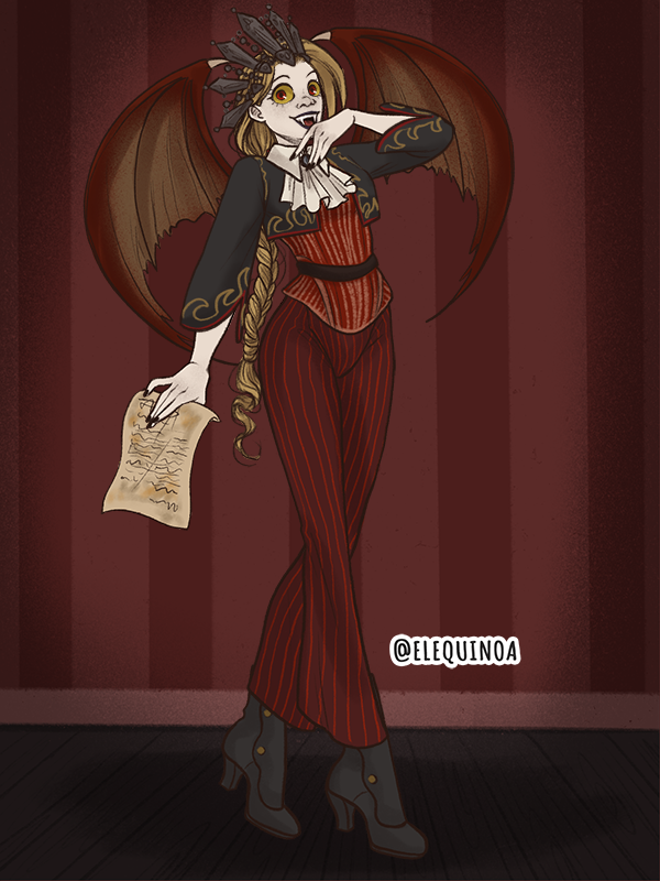 Hazbin Hotel: Queen Charlie of Hell made with Gothic Heroine