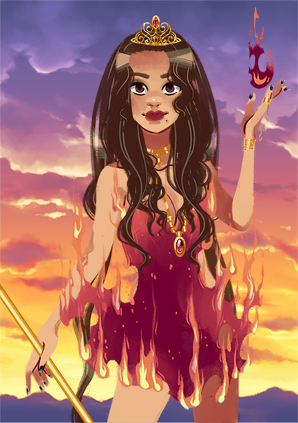 Aries Rising made with Fantasy Princess Maker