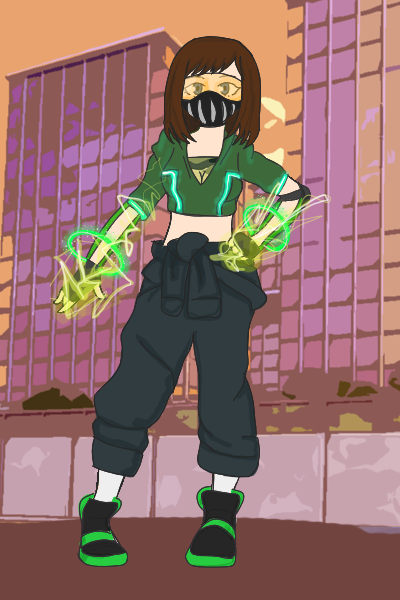 Hero with Electric Abilities - ZA made with Hero Student Maker