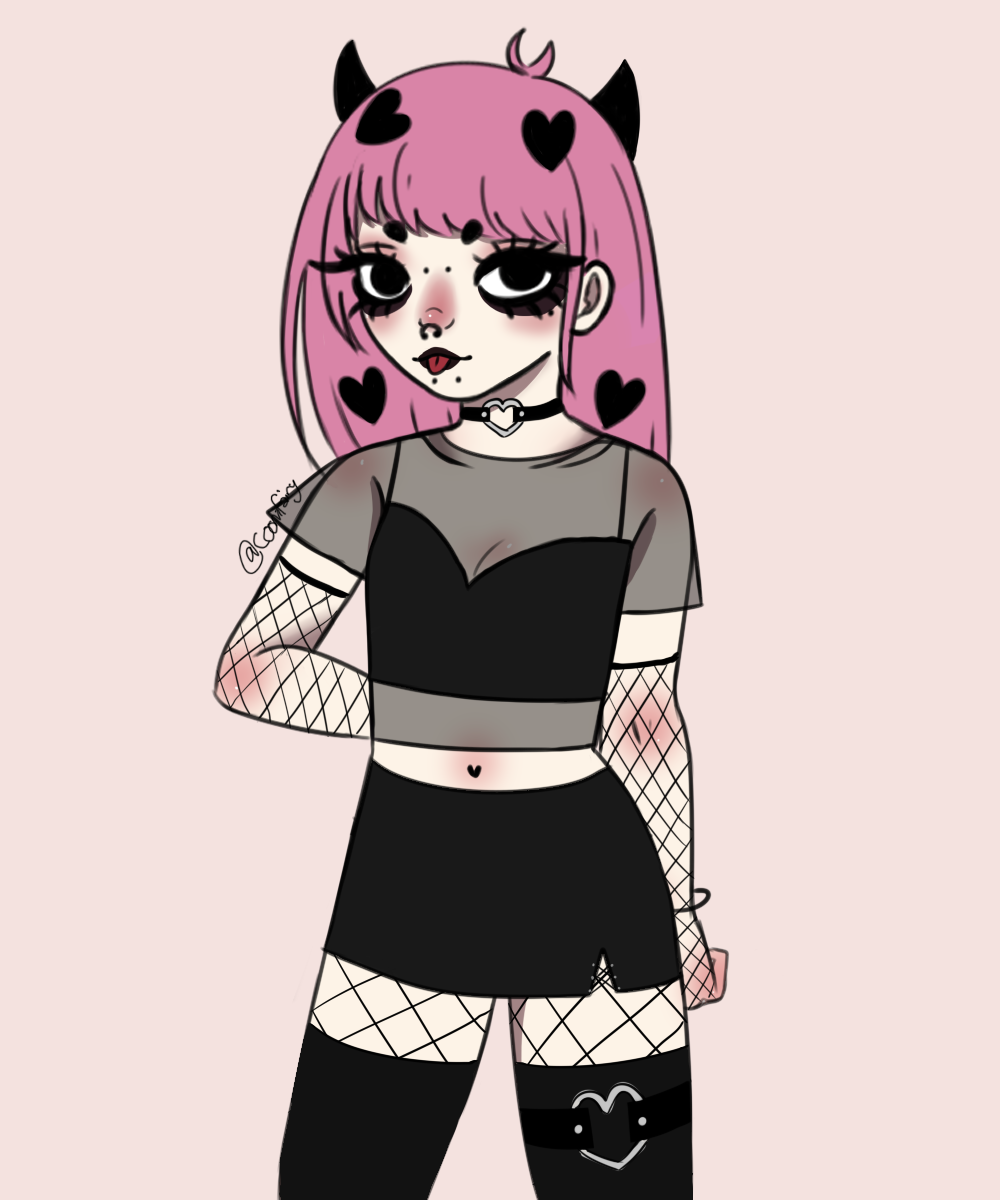Cutesy Goth Maker - ZA made with dress up dewil