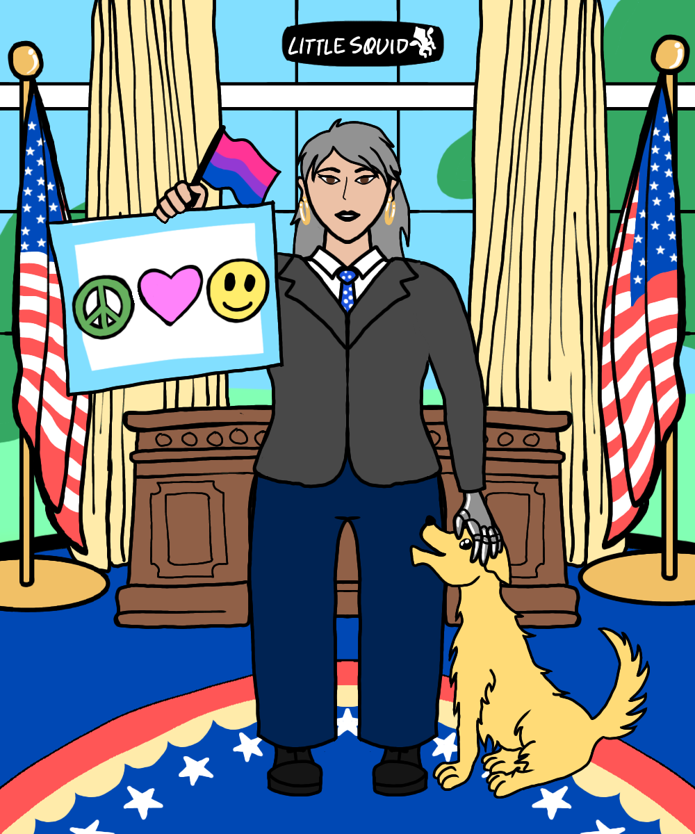 Female President - ZA made with Build a President 2- CUSTOMIZABLE Body Types!
