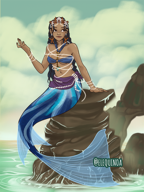 Sea princess made with Little Merfolk