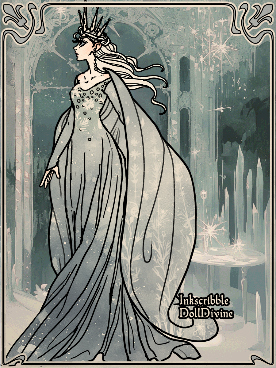 Queen of Ice and Snow made with A Tale of Ice and Snow