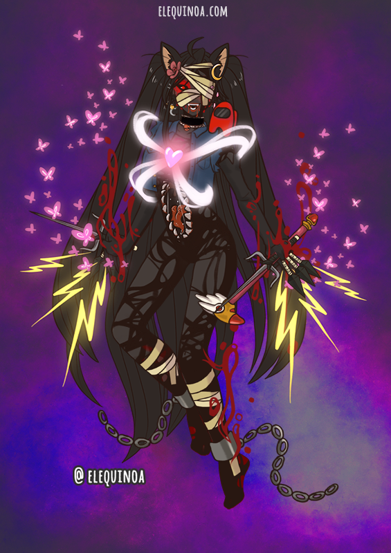 "Bow down to me puny mortals!" made with Anime Girl - HALLOWEEN EDITION