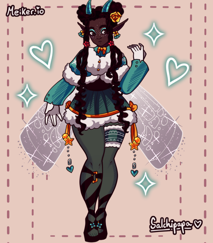 hair draggies test made with Elf Girl Meiker