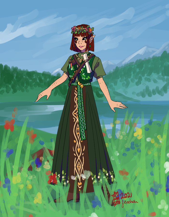 Lady of the Valley made with A Study in Azar