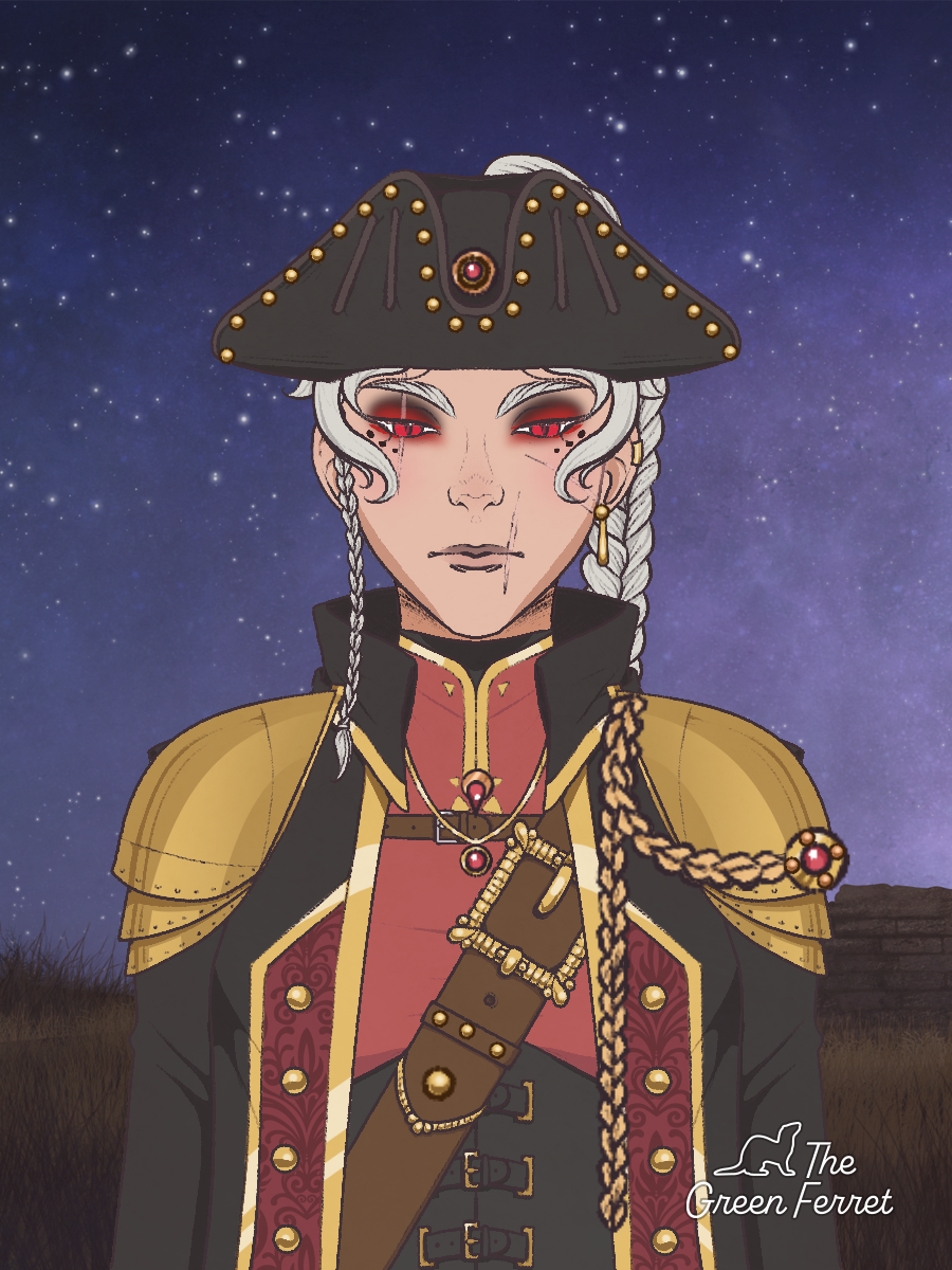 Warhammer 40K Rouge Trader made with Fantasy Portrait Maker