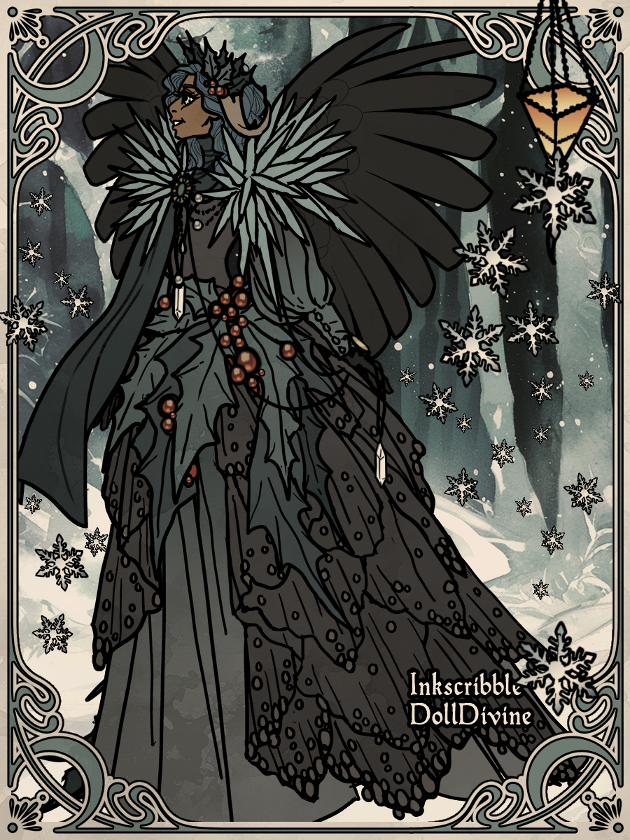Holly and Lace made with A Tale of Ice and Snow