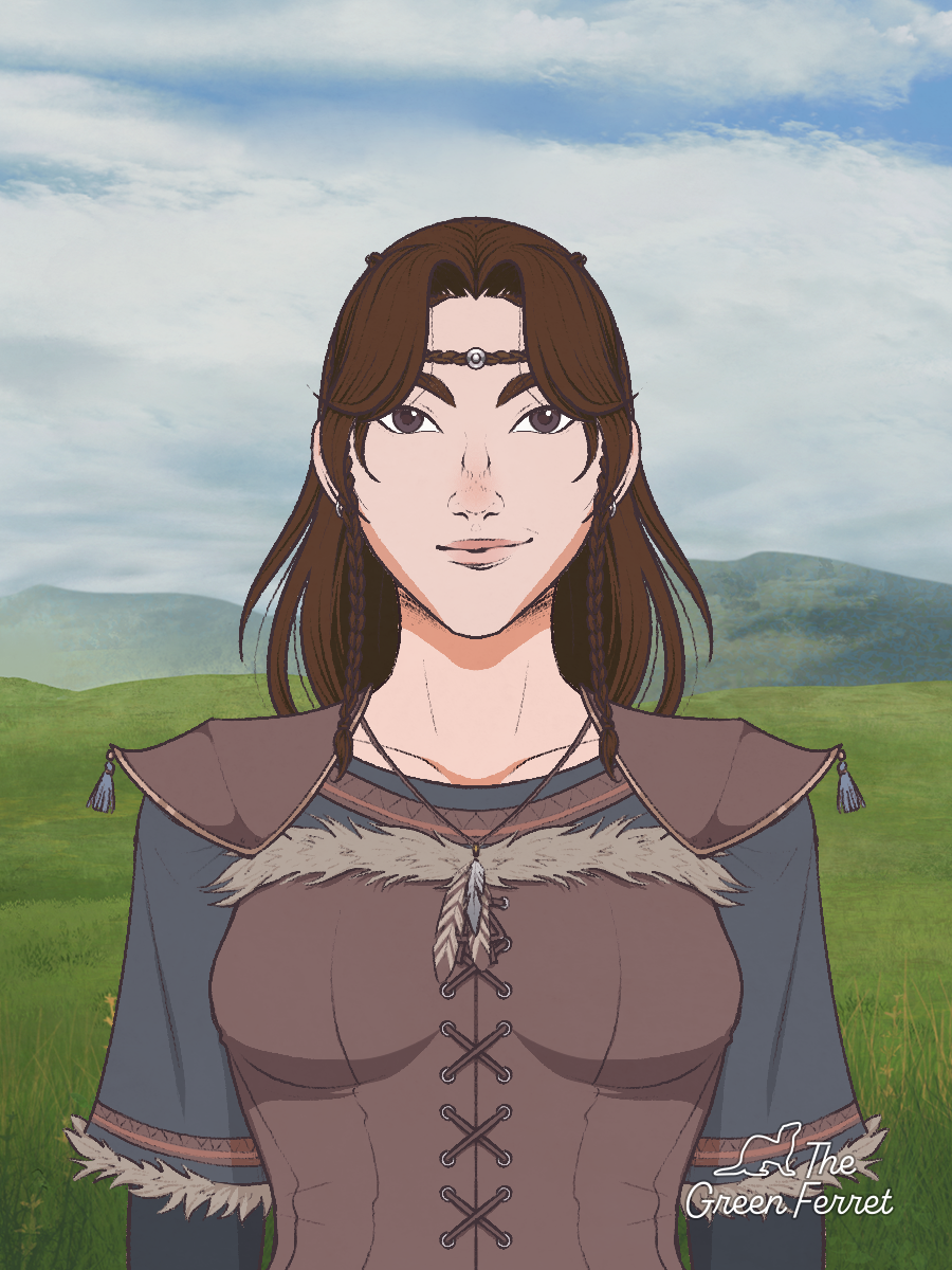arya made with Fantasy Portrait Maker