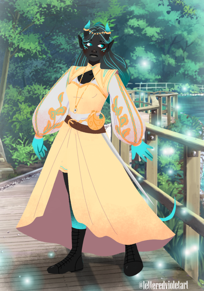 Golden made with Lady Acacia Vel