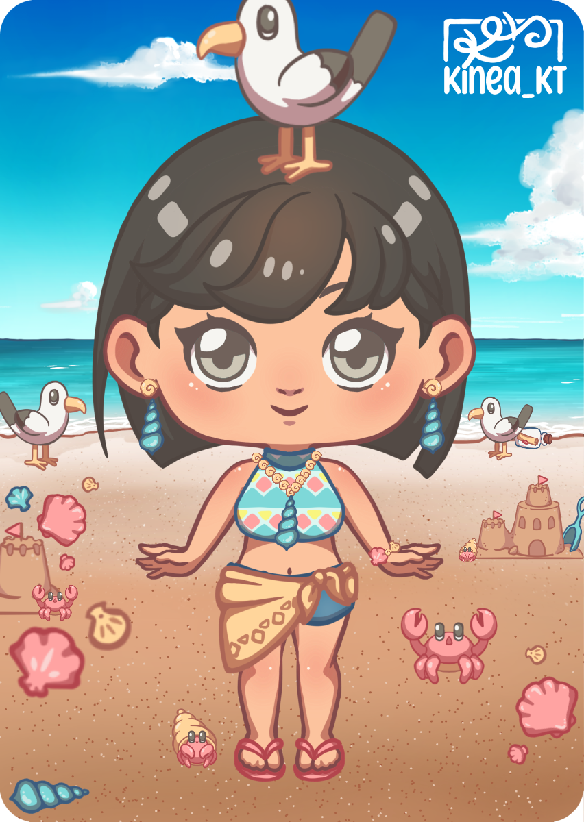 Summer made with Chibi Creator: Summer Edition