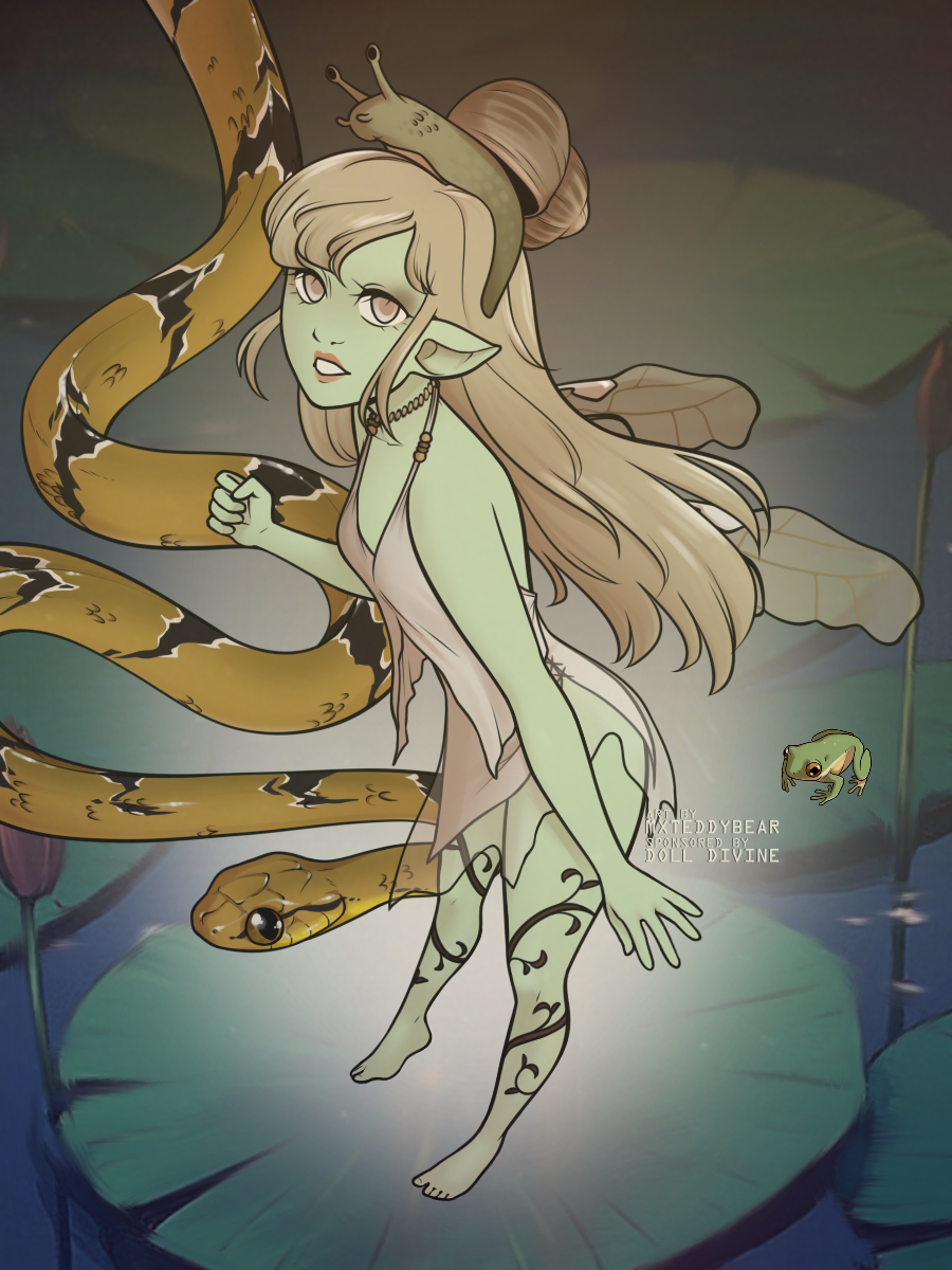 Bog Fairy made with A Fairy Tale