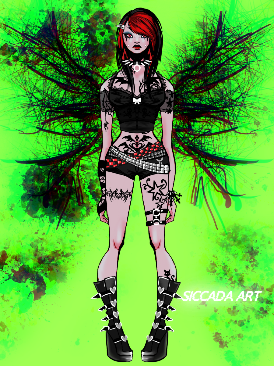 scene baddie made with Emo-Scene Maker
