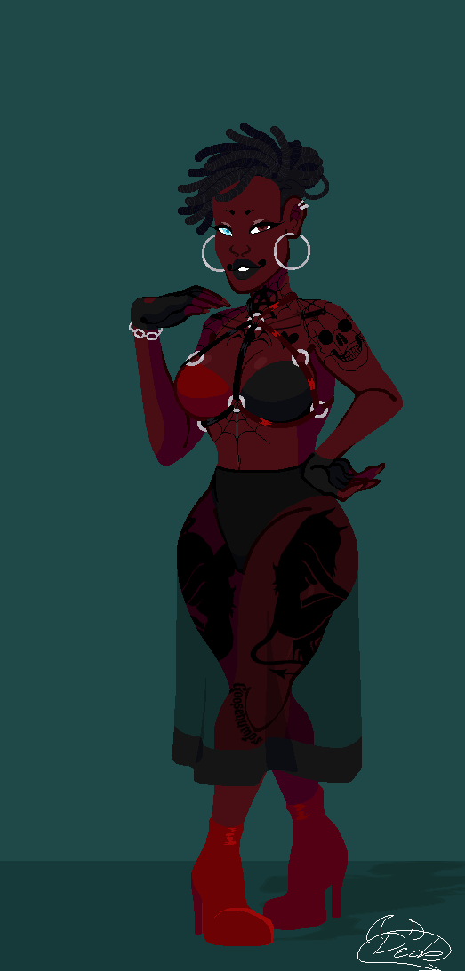 dom made with Goth GF Character Maker