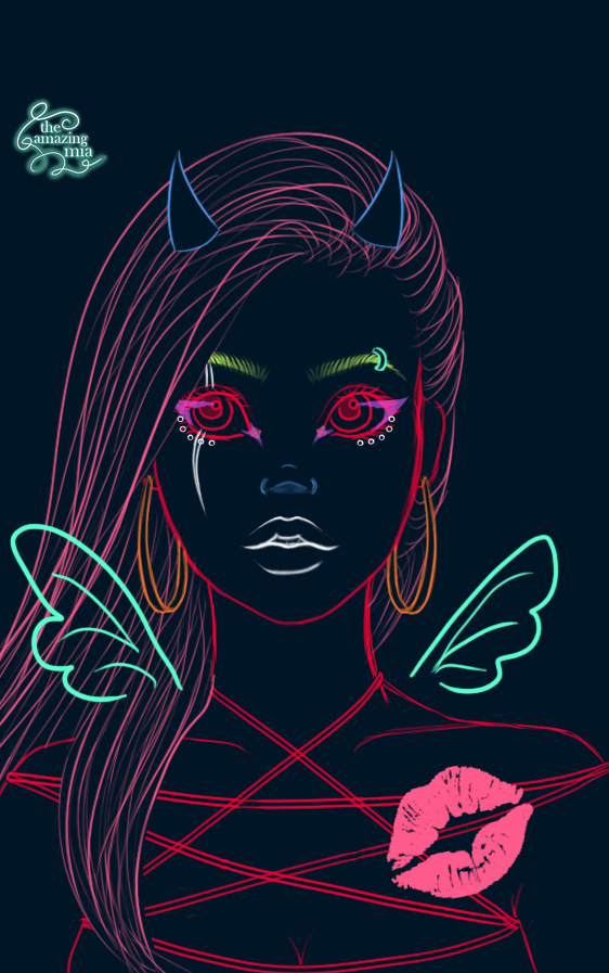 neon made with Neon Angel