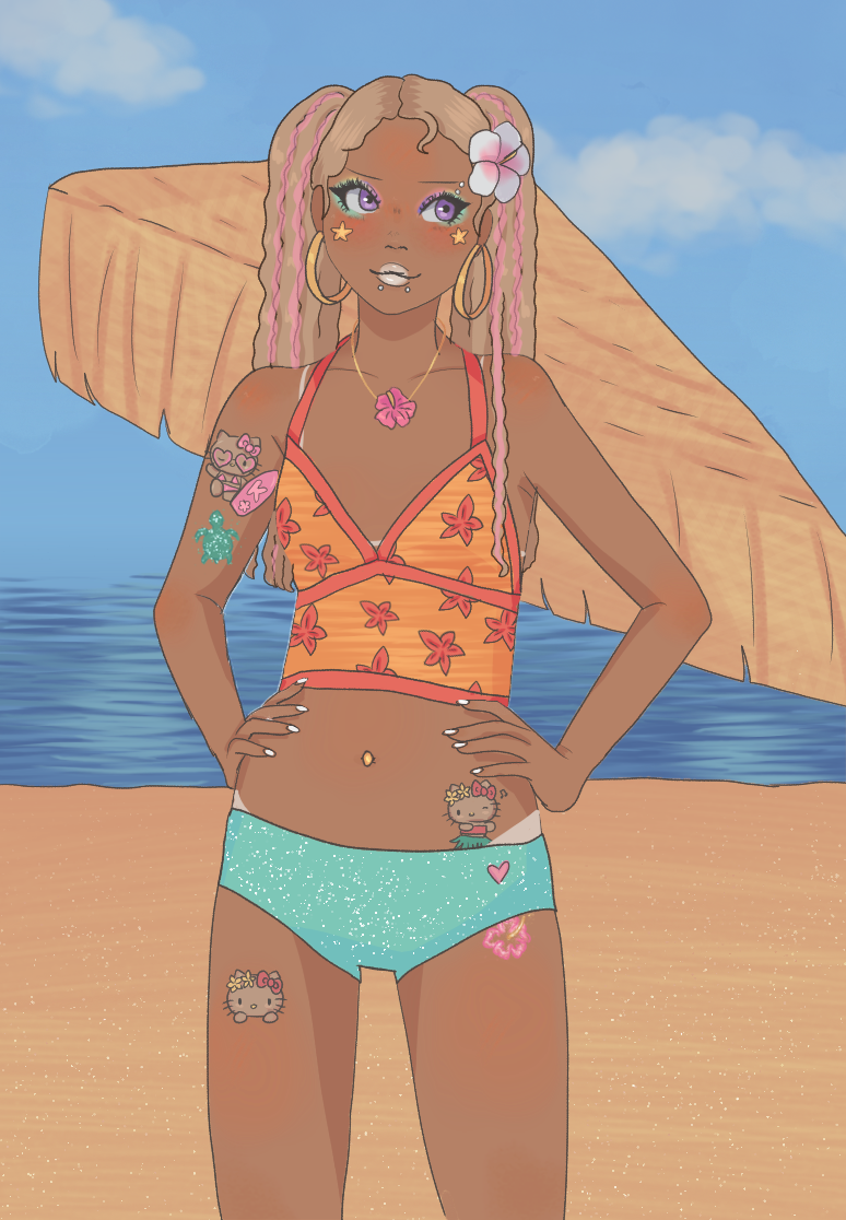 gal made with Tropical Summer