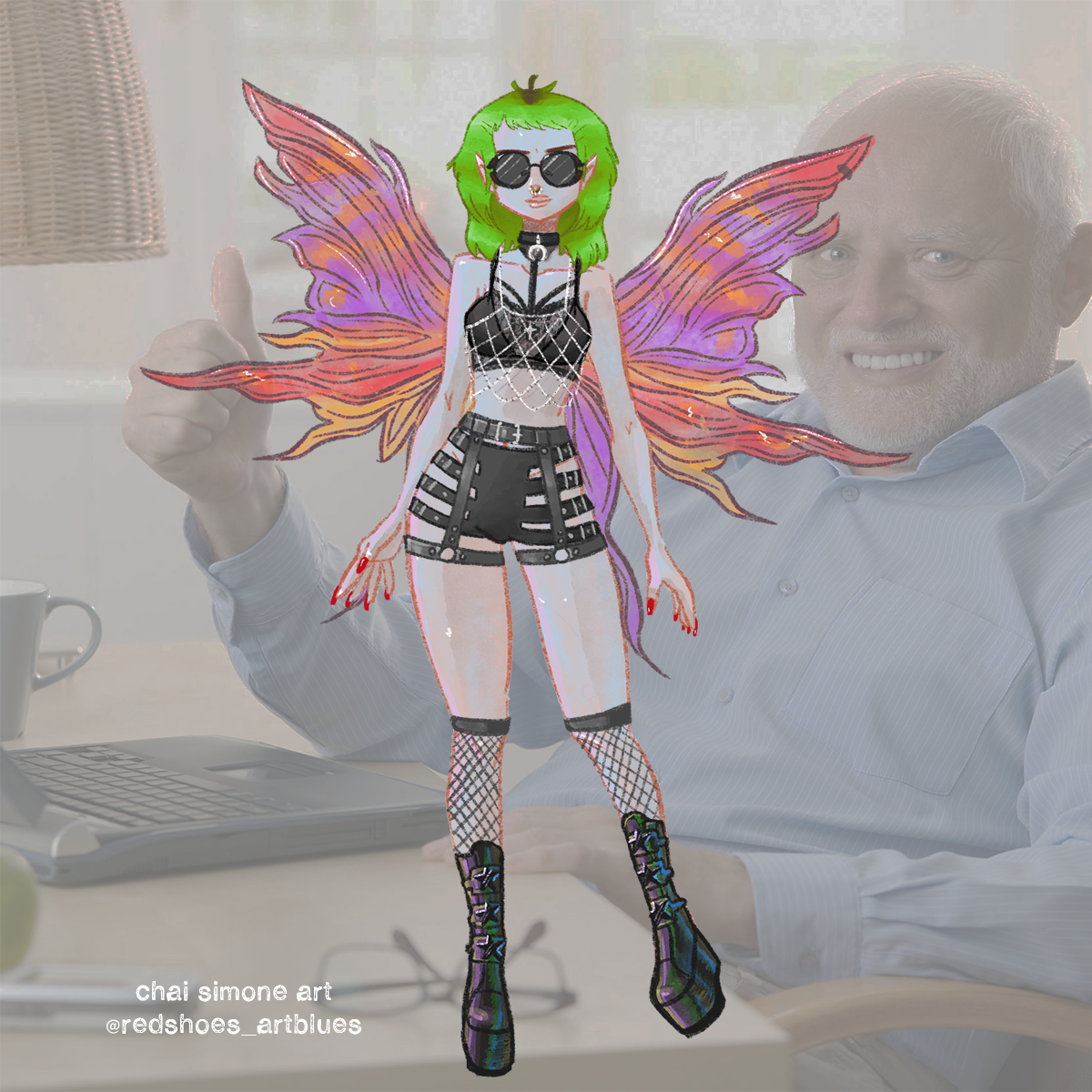oi made with Sweet Heathen Fairy Doll