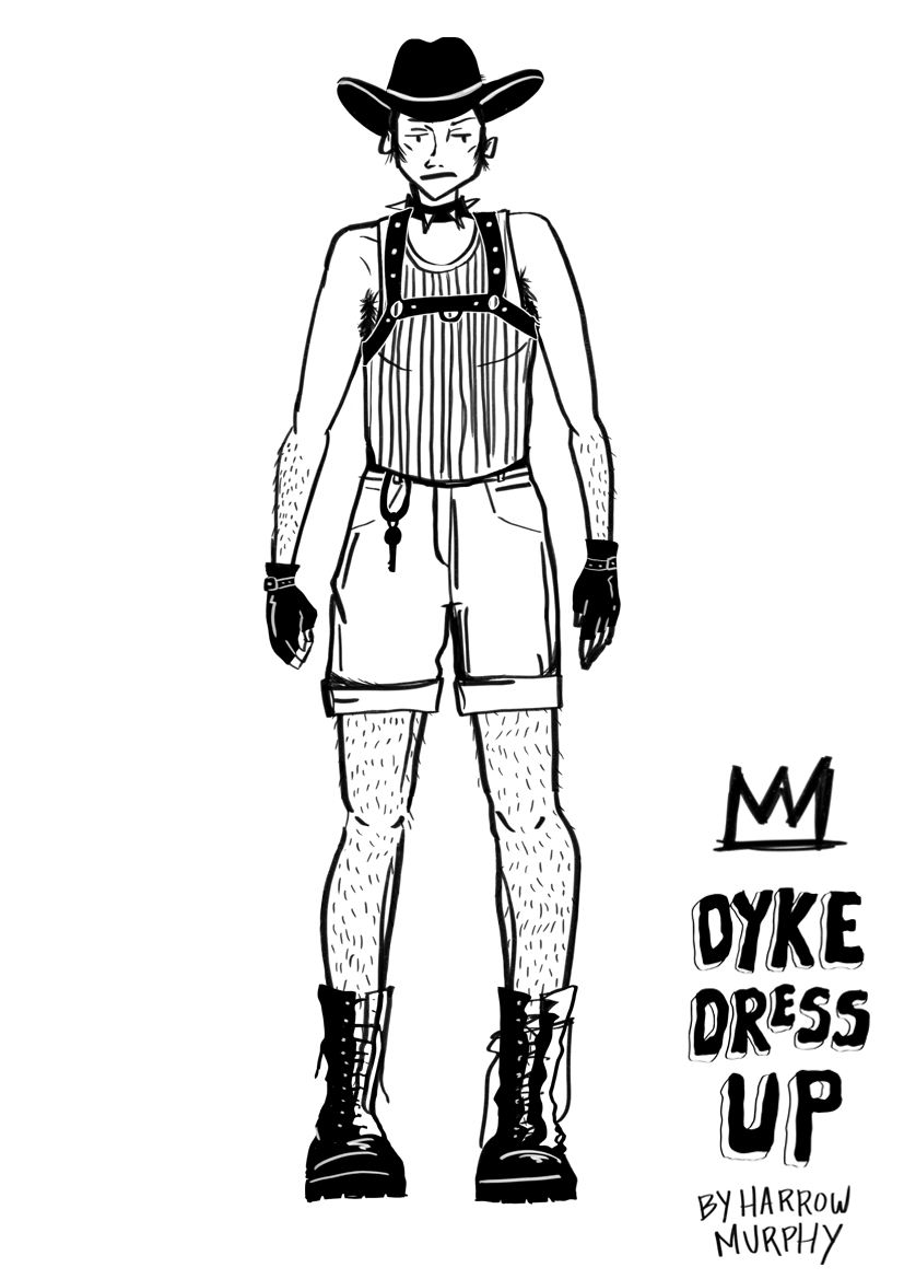 yo made with Dyke dress up test 1